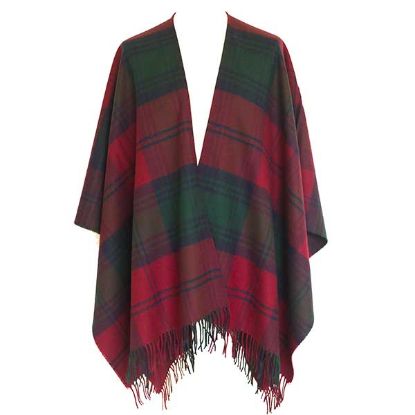 Picture of Lindsay Lambswool Tartan Serape