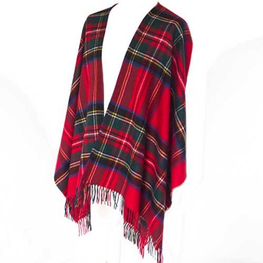 Picture of Royal Stewart Lambswool Tartan Serape