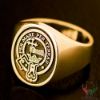 MacDonald Large Clan Crest Signet Ring