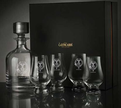 Picture of Clan Crest Decanter and Glencairn Glass Set