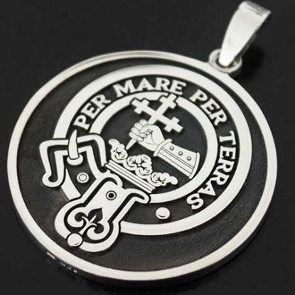 Picture of Silver Round Clan Pendant