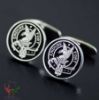 Lindsay Crest Silver Cufflinks