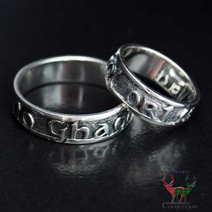 Picture of Scottish Love Ring Silver - My Love With You