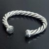Twisted Strands Silver Torc