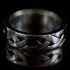 Celtic Silver Endless Interlace Ring