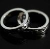 Pair of Celtic Eternal Silver Ring