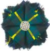 Gordon Clan Tartan Brooch