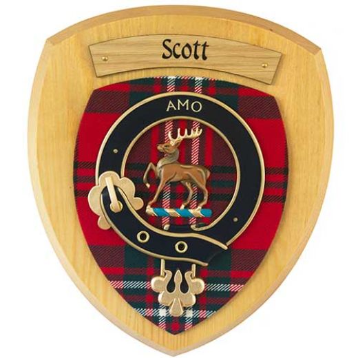 Scott Clan Shield Plaque