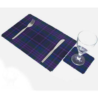 Picture of Tartan Tablemats and Coasters - Set of Four