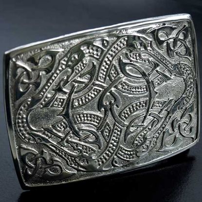 Picture of Celtic Beasts Kilt Belt Buckle