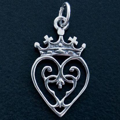 Picture of Luckenbooth Heart Silver Charm
