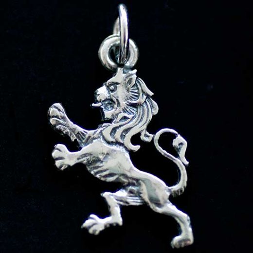 Picture of Lion Rampant Silver Charm