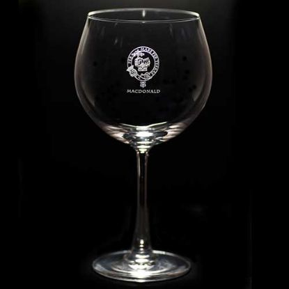 MacDonald Clan Gin Goblet