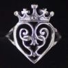 Picture of Scottish Love Luckenbooth Silver Ring