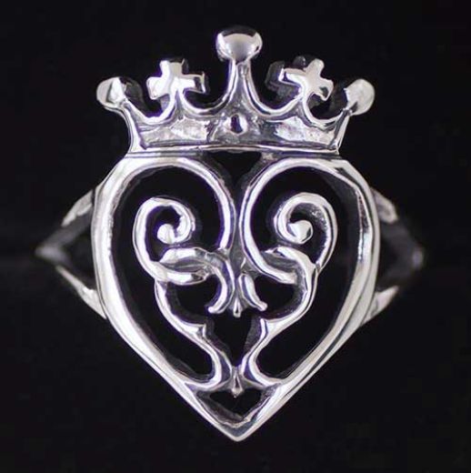 Picture of Scottish Love Luckenbooth Silver Ring