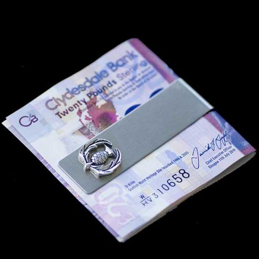 Picture of Thistle Emblem Money Clip 