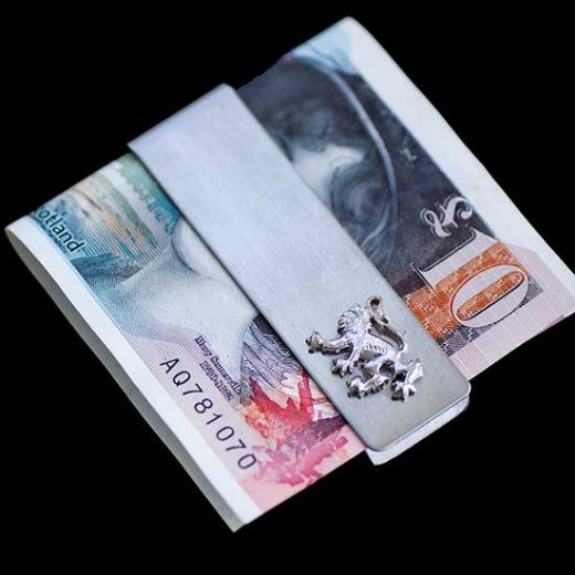 Picture of Lion Rampant Heraldic Money Clip
