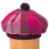 Lochcarron Rose Pink Tartan Hat