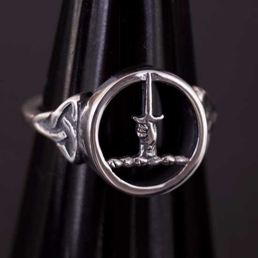 Picture of Women's MacKay Crest Silver Ring
