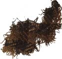 Falkirk tartan weft-woven wool textile remnant c. 250 AD on display at NMS 2007